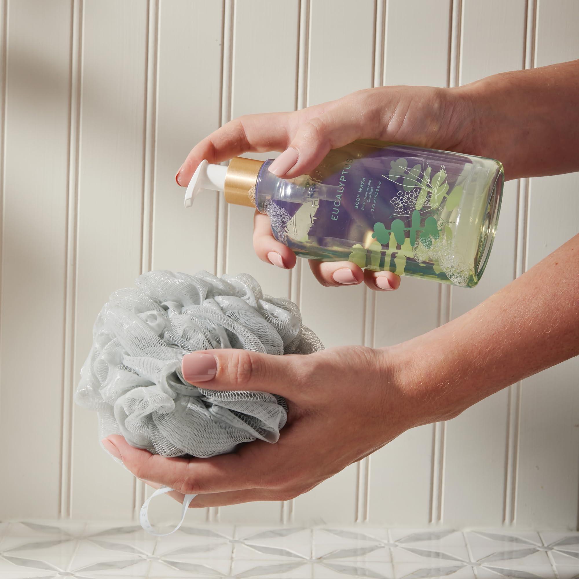 Thymes Thymes Moisturizing Body Wash with Pump - Body Soap - Bath Products - Skin Care - Liquid Soap with Notes of Eucalyptus Oil, Petitgrain, Bergamot, Lemongrass, & Fir (Eucalyptus, 9.25 fl oz)