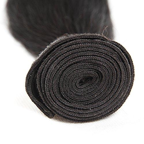 DaJun 8A Hair Weft 8" Peruvian Virgin Remy Grace Hair Products Human Hair Extension Natural Straight Hair Bundles 1pcs/lot 100gram Natural Colour Hair Weave