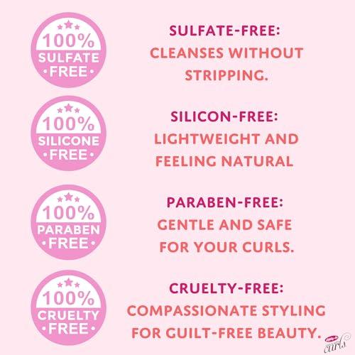 Dippity Do Dippity Do Girls with Curls Leave-In Curl Defining Cream - Anti-Frizz Styling Cream for Curly & Wavy Hair - Includes Shea Butter & Coconut Oil to Strengthen & Protect - 125 mL/4.2 fl oz