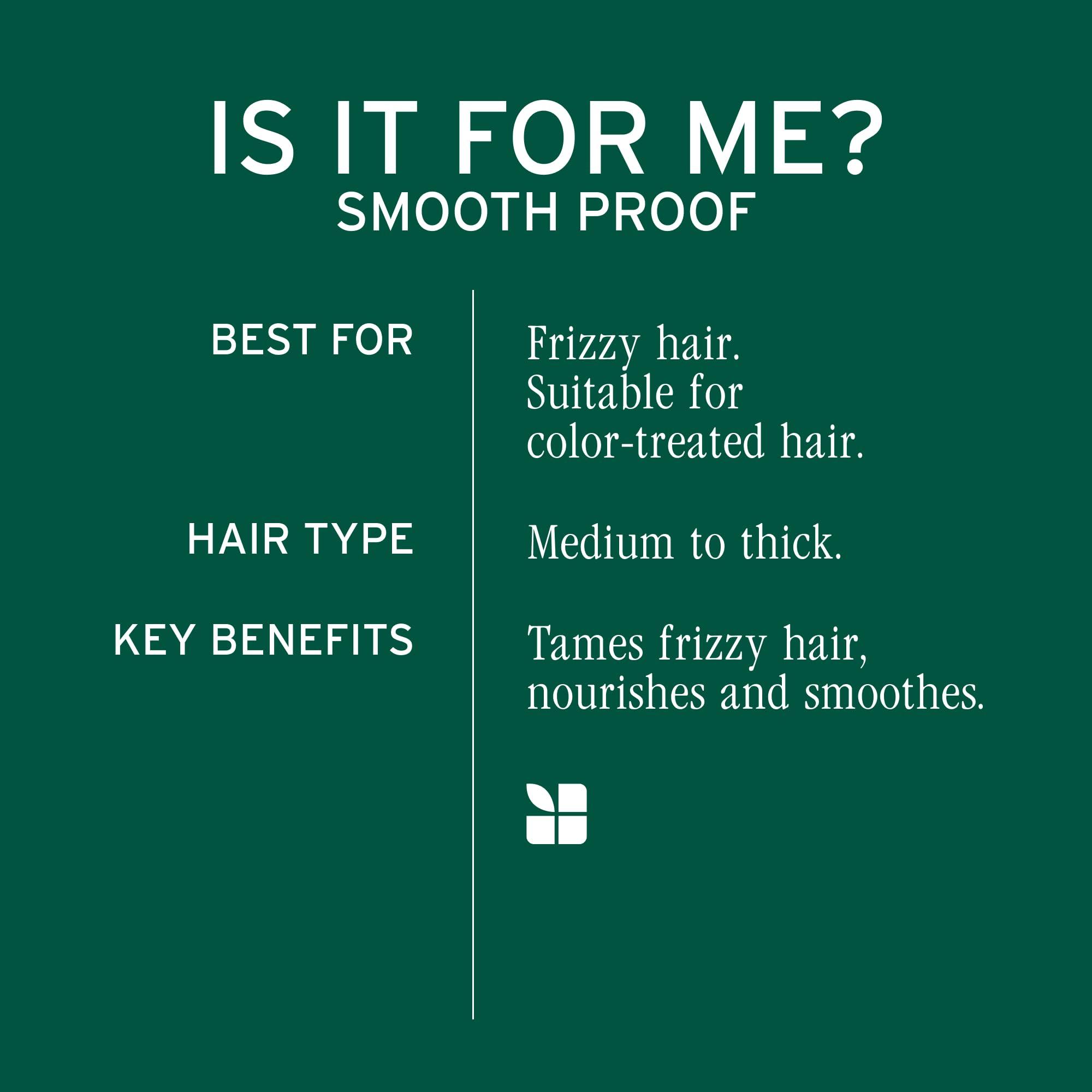 Biolage BIOLAGE Smooth Proof Shampoo | Cleanses, Smooths & Controls Frizz | Paraben-Free | For Frizzy Hair
