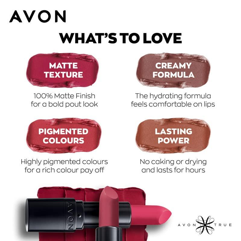 AVON Avon True Color Perfectly Matte Lipstick (Chocolate Crush)