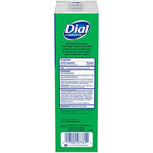 Dial Dial Antibacterial Bar Soap, Refresh & Renew, Mountain Fresh, 4 oz, 8 Bars