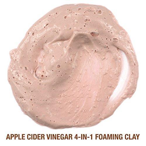 Freeman Beauty Freeman Feeling Beautiful Apple Cider Vinegar 4-in-1 Foaming Clay Mask and Scrub, 6-Ounce, 2 Count