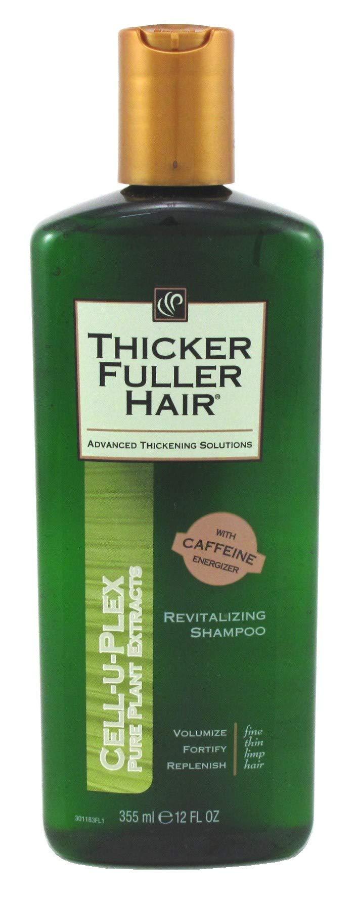 Thicker Fuller Hair Thicker Fuller Hair Shampoo Revitalizing 12 Ounce (355ml) (Pack of 3)