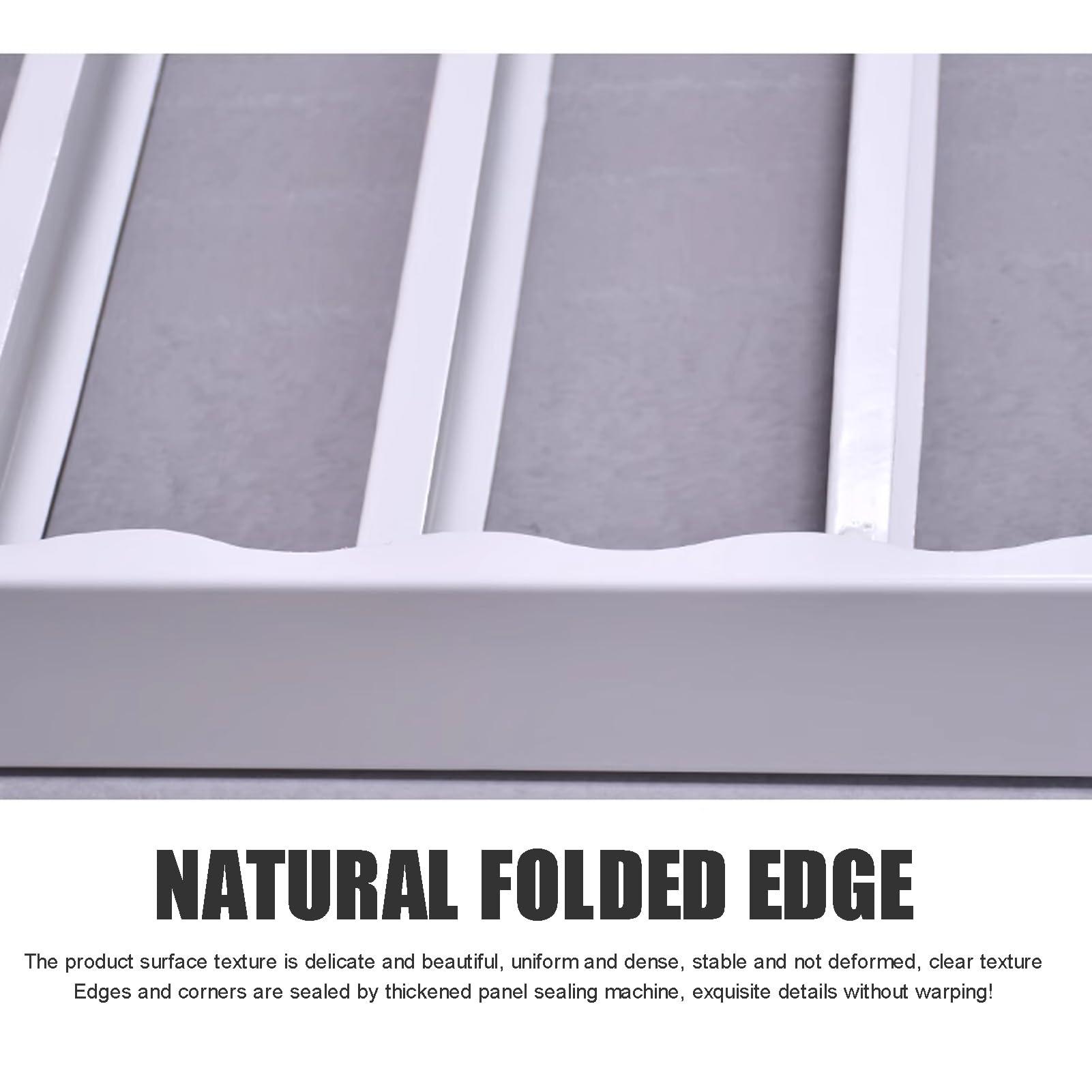 Yesbon Yesbon Wall-Mounted Metal Nail Polish Display Rack, Nail Art Shelf Display Stand, Essential Oil Perfume Combination Shelf, Display Storage Shelves for Salon Shop, Living Room,Black,3 Piece