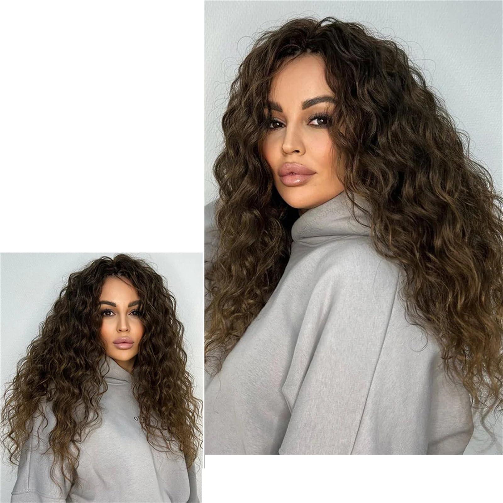 NinthAvenue Basics Deep Wavy Twist Crochet Hair Curls Water Wave Crochet Braids Synthetic Curly Braiding Hair Extensions For Women T30-613 18Inch#7Pcs/Lot