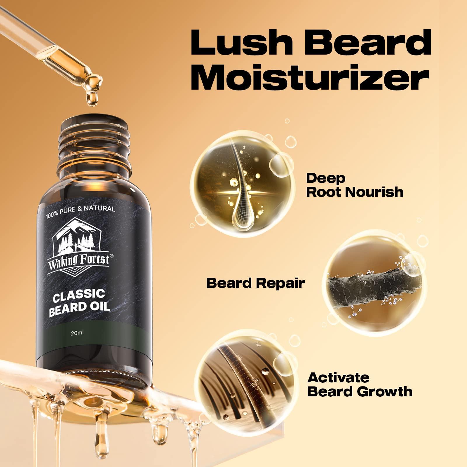 Waking Forest Waking Forest Beard Growth Oil with Biotin Bundle with Beard Oil Sandalwood