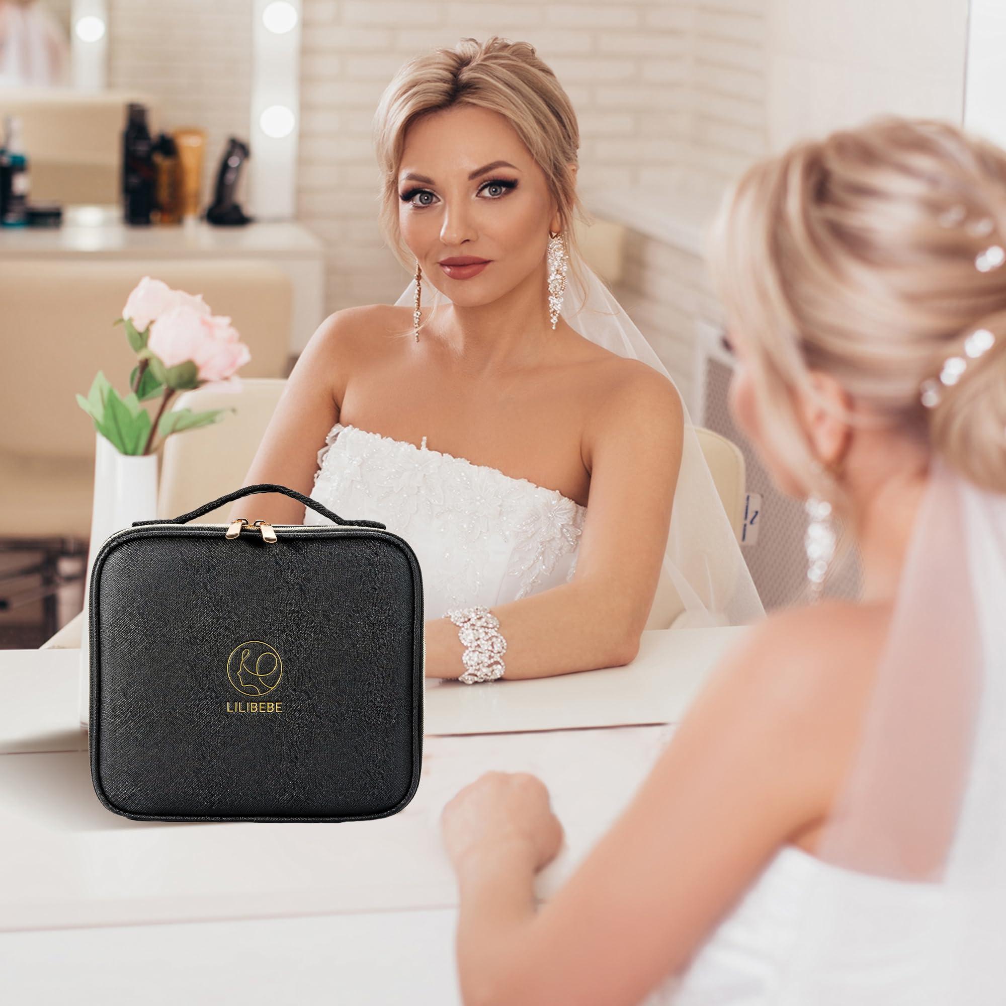 LILIBEBE LILIBEBE Makeup Bag Black, Pink, Makeup case, LB0131B