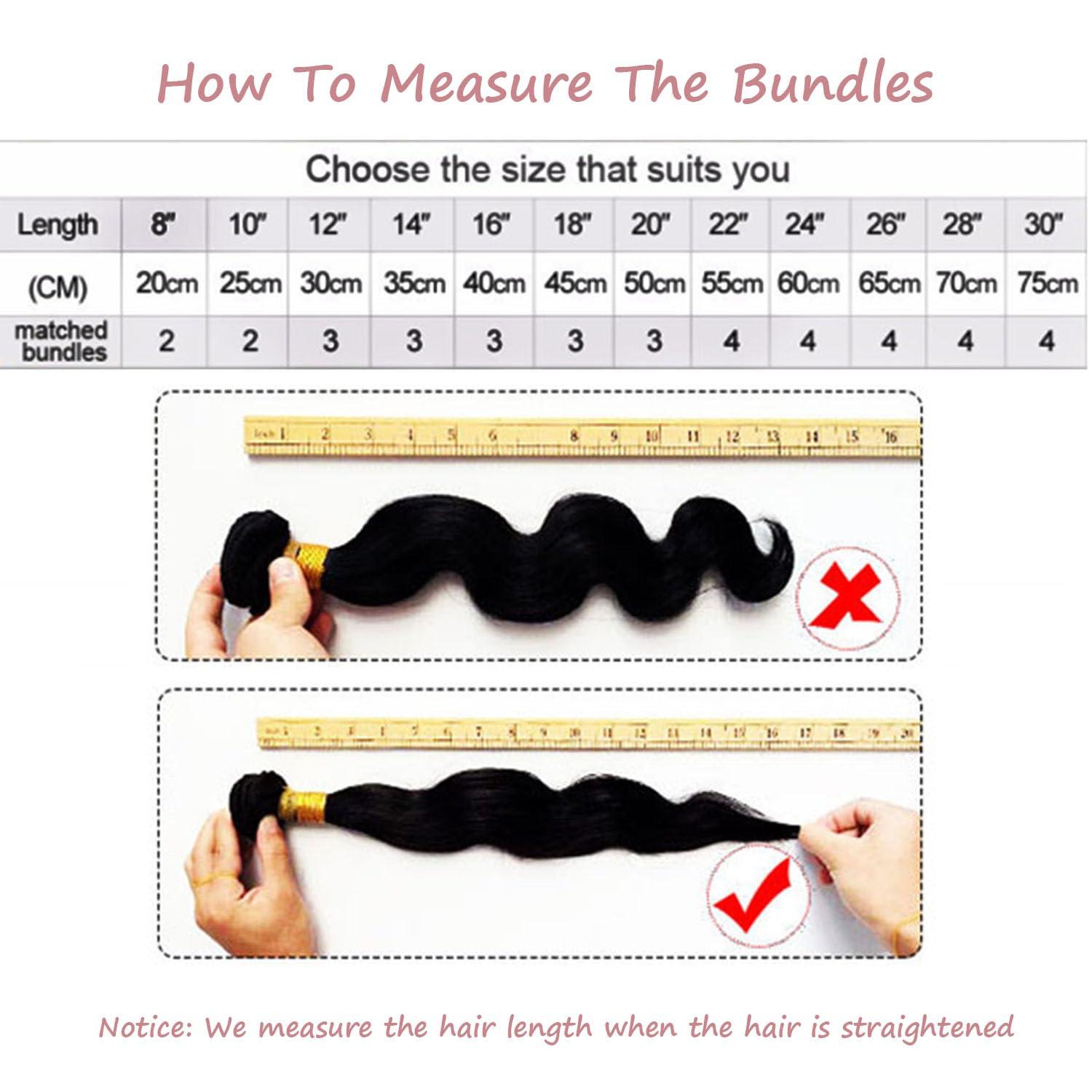 Momaksa 30 Inch 12A Grade Human Hair Bundles Body Wave Bundles 100% Unprocessed Brazilian Virgin Hair Bundles Double Machine Weft Brazilian Body Wave Bundles(1 Bundle)