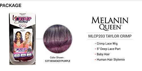 Mane Concept Mane Concept Melanin Queen Human Hair Mix Lace Wig - MLCP203 TAYLOR CRIMP (2 Dark Brown)