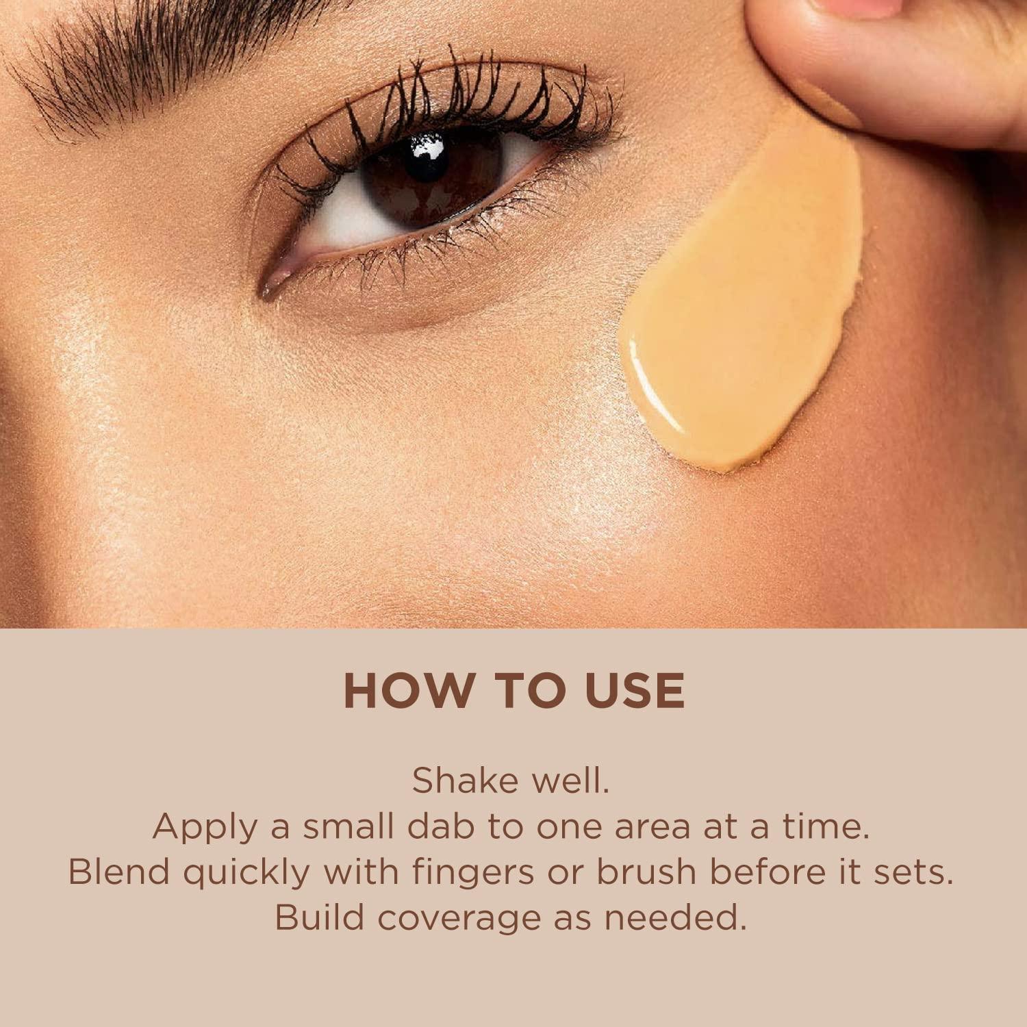 Touch in Sol TOUCH IN SOL Pretty Filter Perfect Finish Foundation for Flawless, Natural Look - Lightweight and Full-Coverage Matte Base for All Skin Types, 1.18 fl.oz. (#3 Medium Tan)