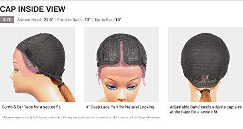 BOBBI BOSS BOBBI BOSS MEDIFRESH SYNTHETIC HAIR HD LACE FRONT WIG MLF508 ESTHER (VIVI. CANDY)