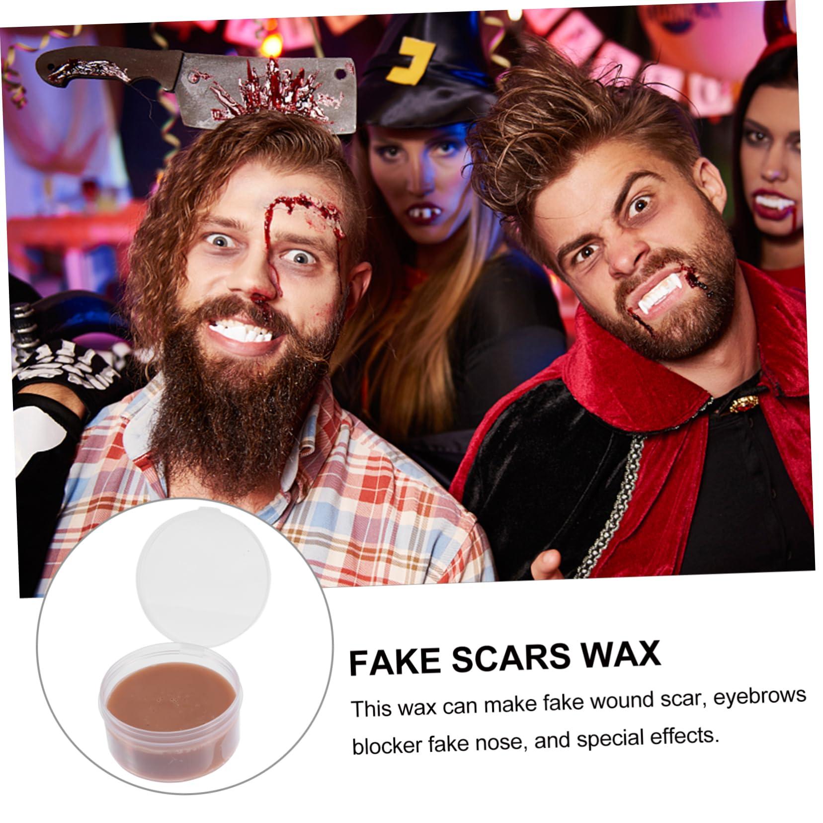 Ipetboom Ipetboom Professional Makeup 2 Pack Special Effects Skin Wax Realistic Wound Scar Wax for Halloween Costumes