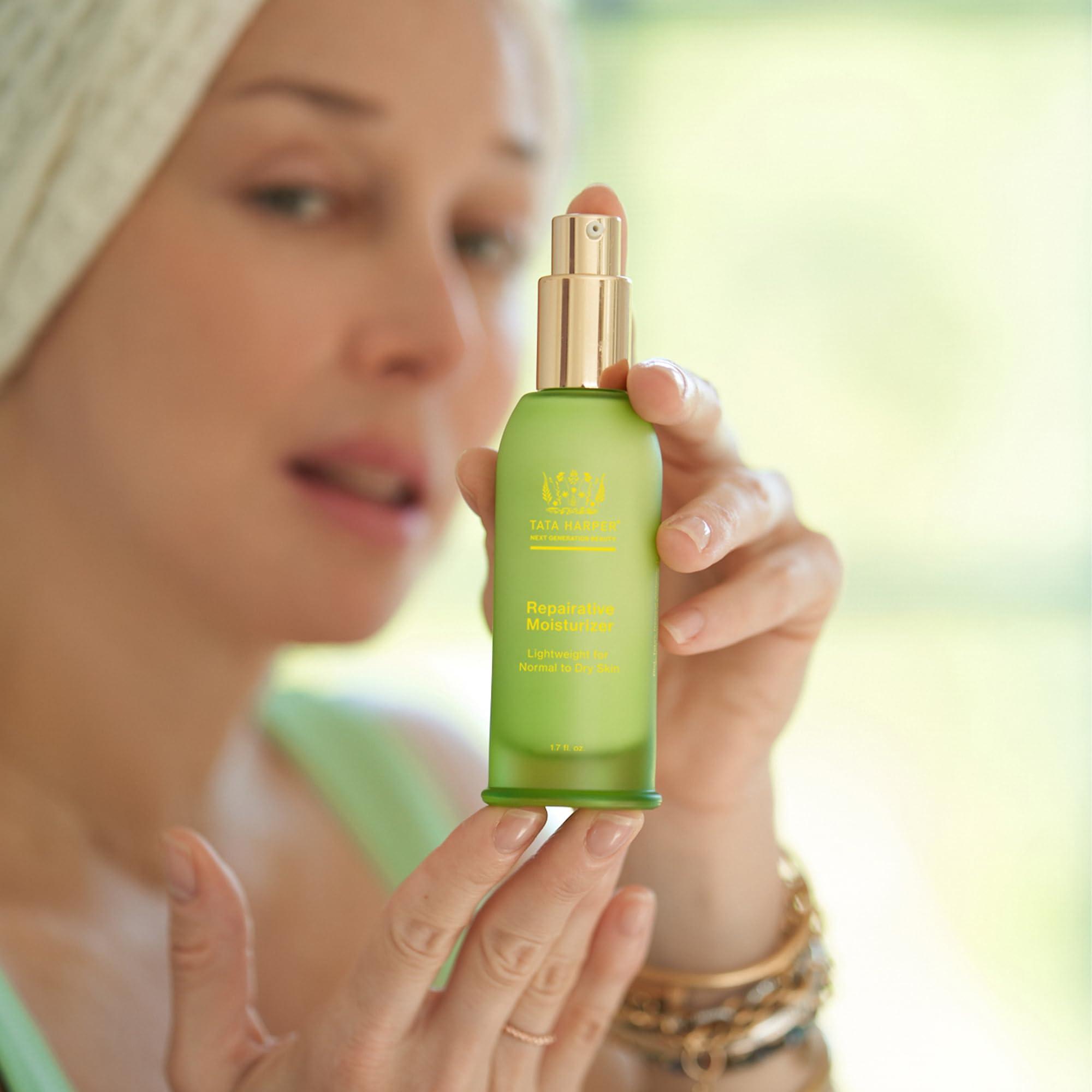 Tata Harper Tata Harper Repairative Moisturizer, Daily Lightweight Moisturizer for Dewy Skin, Made in USA, 50ml
