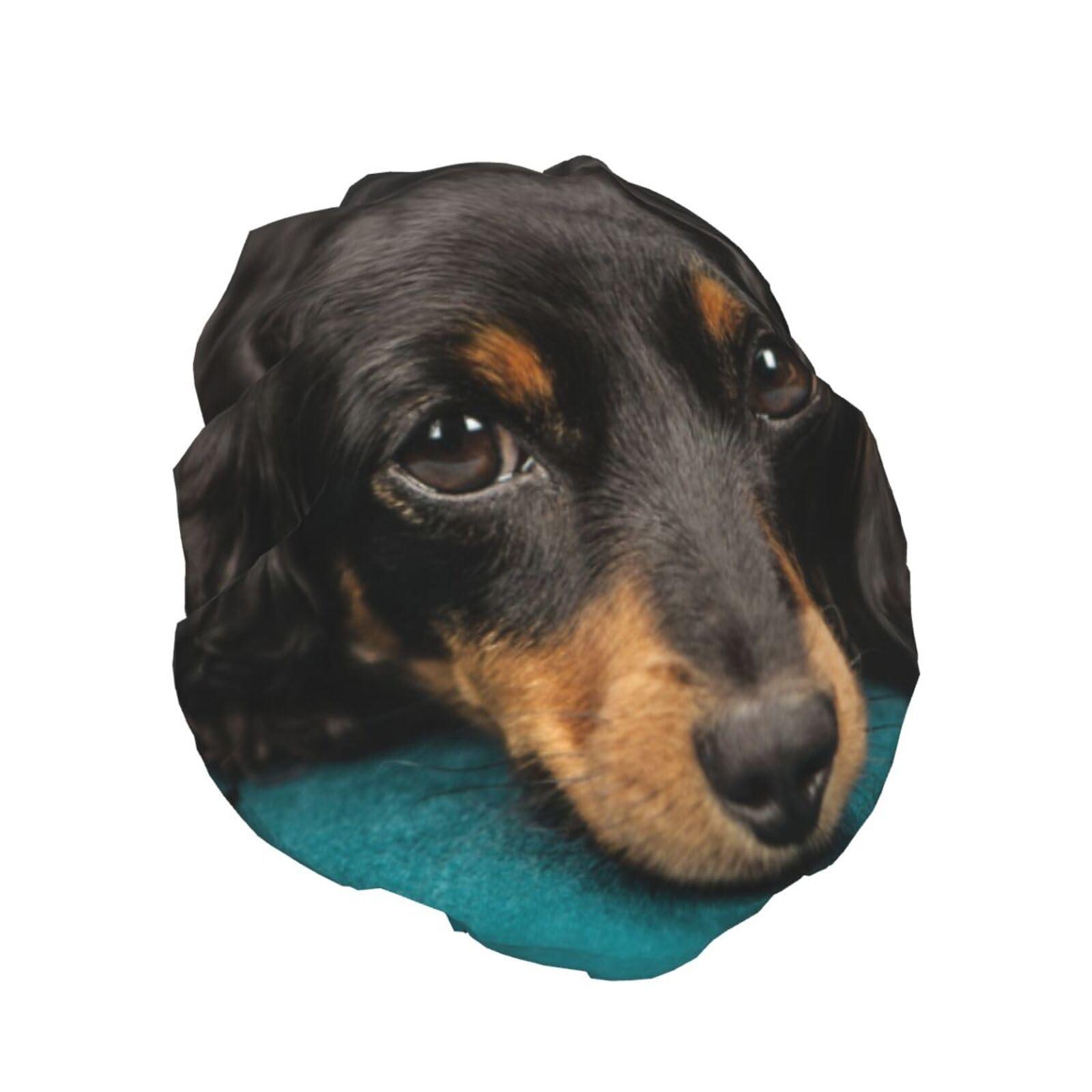 AMAZWI Cute Dog Shower Cap For Women Double Waterproof Layers Bathing Shower Hat Reusable Protection Hair Bath Caps