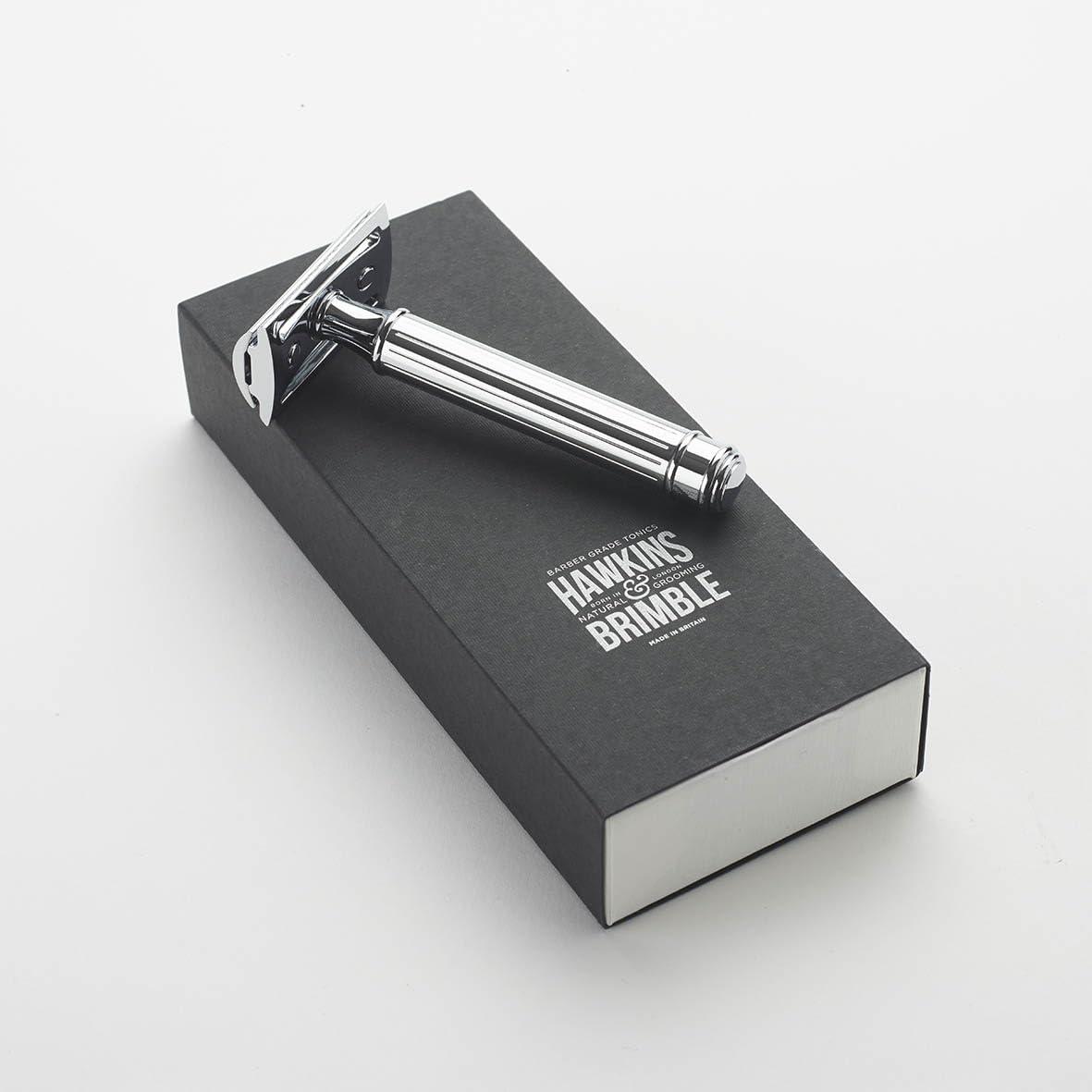 Hawkins & Brimble Hawkins & Brimble - Traditional Metal Safety Razor