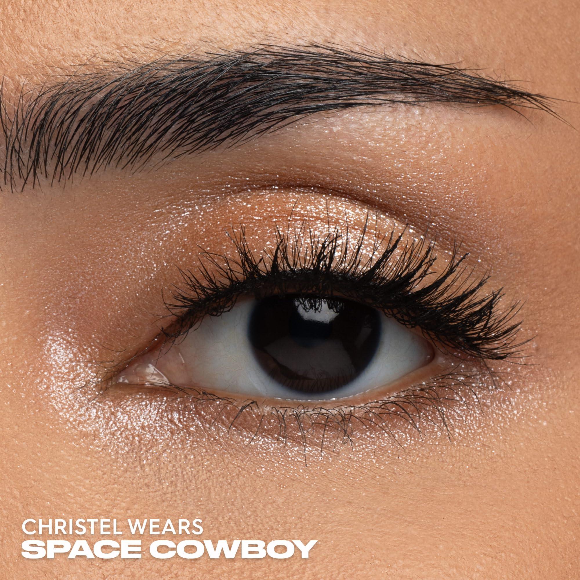 URBAN DECAY URBAN DECAY Space Cowboy Eyeshadow + Eyeliner Duo Set - Moondust Glittery Eye Shadow (Champagne Gold Silver Sparkle) - 24/7 Waterproof Eyeliner Pencil (Light Peach Shimmer + Silver Glitter)