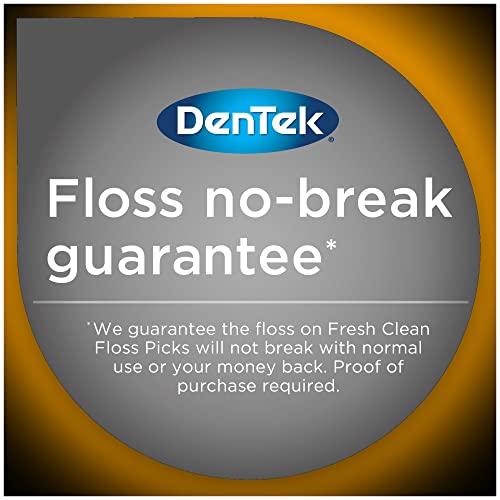 DenTek DenTek Fresh Clean Floss Picks, For Extra Tight Teeth, 75 Count, 3 Pack