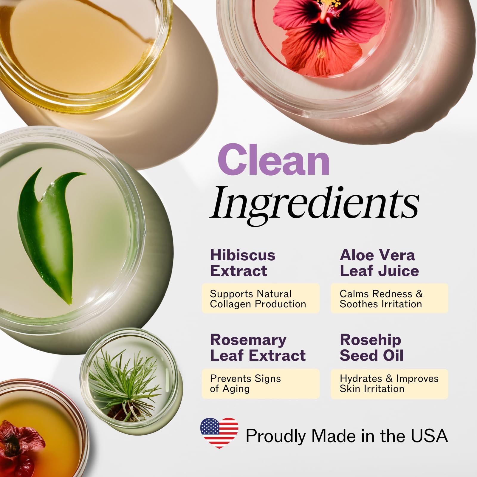 LilyAna Naturals LilyAna Naturals Eye Cream - Eye Cream for Dark Circles and Puffiness, Under Eye Cream, Anti Aging Eye Cream Reduce Fine Lines and Wrinkles (1.7 Ounce, Rosehip and Hibiscus (Tube))