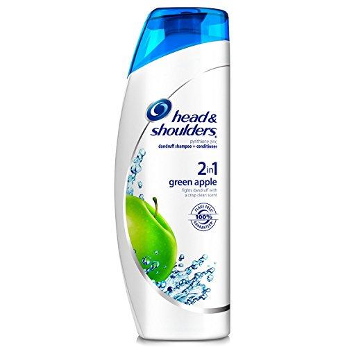 Head & Shoulders Head & Shoulders 2 in 1 Dandruff Shampoo + Conditioner, Green Apple 13.5 oz (Pack of 4)