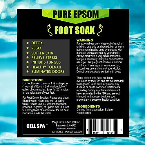 Cell Spa Cell Spa 2 Pack CS-900 Twice Powerful 6.5" x 5.5" Ion Detox Foot Bath Arrays Coil Stainless Steel Aqua Ionic Cleanse Array Compatible With Most 1/4" Plug Type Detox Machines (UNSCENTED)