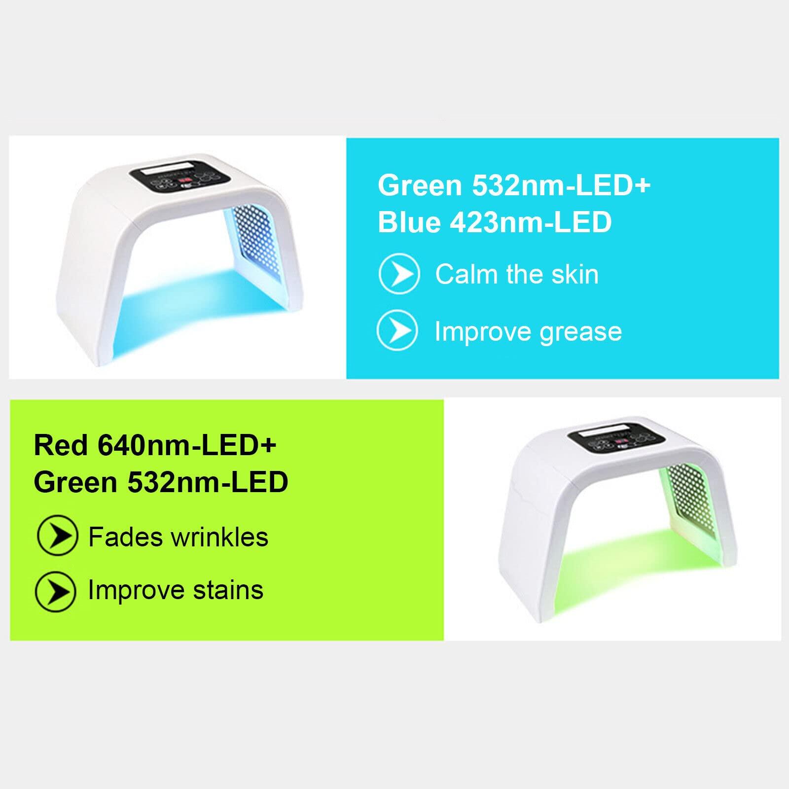 TFCFL TFCFL Led Face Mask Light Therapy LED Face Skin Light, 7 Color LED Face Mask Led Light Therapy Facial Skin Care Mask Facial Equipment Beauty Machine for Skin Care at Home