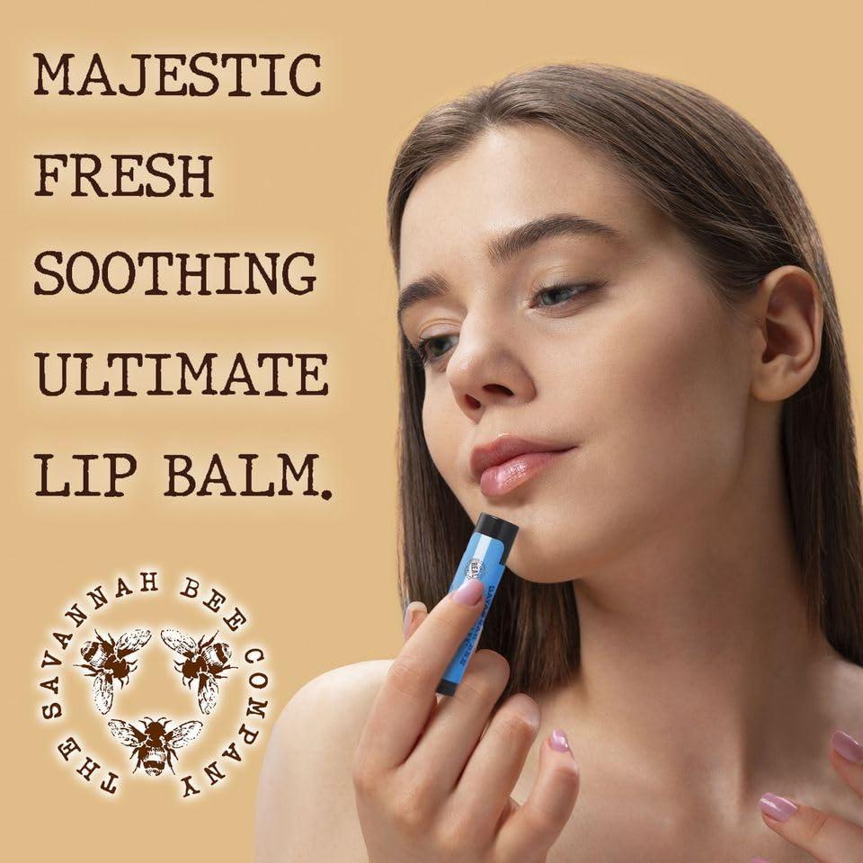 Savannah Bee Company Savannah Bee Company Lip Balm - Lip Moisturizer for Chapped Lips - Hydrating Lip Balm with Pure Honey