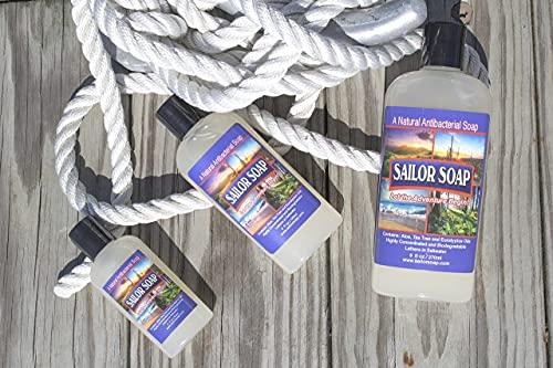 Gabriel Correctives Skincare System Sailor Soap (32oz with Pump) - Lathers in Fresh & Salt Water/Multi-purpose Camp Soap/Biodegradable Outdoor Adventure Soap/Gabriel Correctives Skin Care