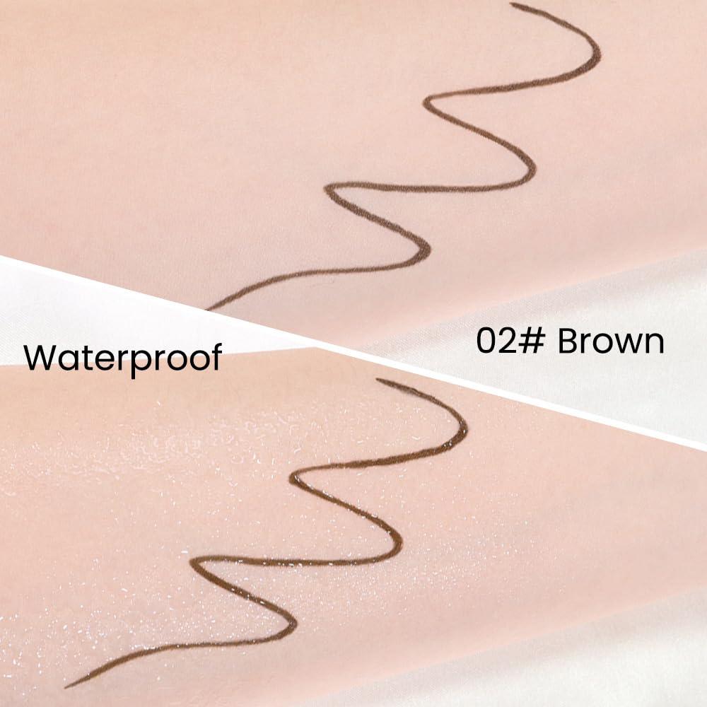 AMY\'S DIARY AMY\'S DIARY Waterproof Brown Liquid Eyeliner Pen Professional Makeup Liquid Eye Liner Pencil Long Lasting and Smudge Proof Eye Makeup for Women (2#brown)