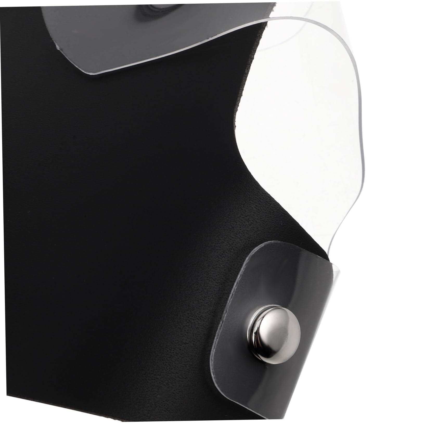 Didiseaon Didiseaon Makeup Palette Gloves for Nail Tech Nail Pallet for Nail Art Makeup Tools Makeup Brishes Makeup Mixing Palette Blending Plate Makeup Small Makeup Mixing Tray Makeup Plate Black Pu