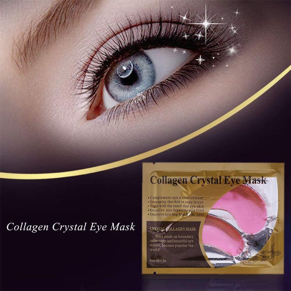 Adofect Adofect 30 Pairs Pink Eye Mask Collagen Eye Gel Pads Under Eye Patches Mask for Puffiness and Dark Circle Under Eye Patches for Women and Men