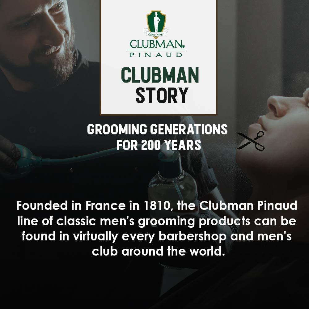 Pinaud Clubman Clubman Pinaud Finest Powder, Classic White Powder for Men, Protection Against Sweat and Body Odor, 9 oz x 3 packs