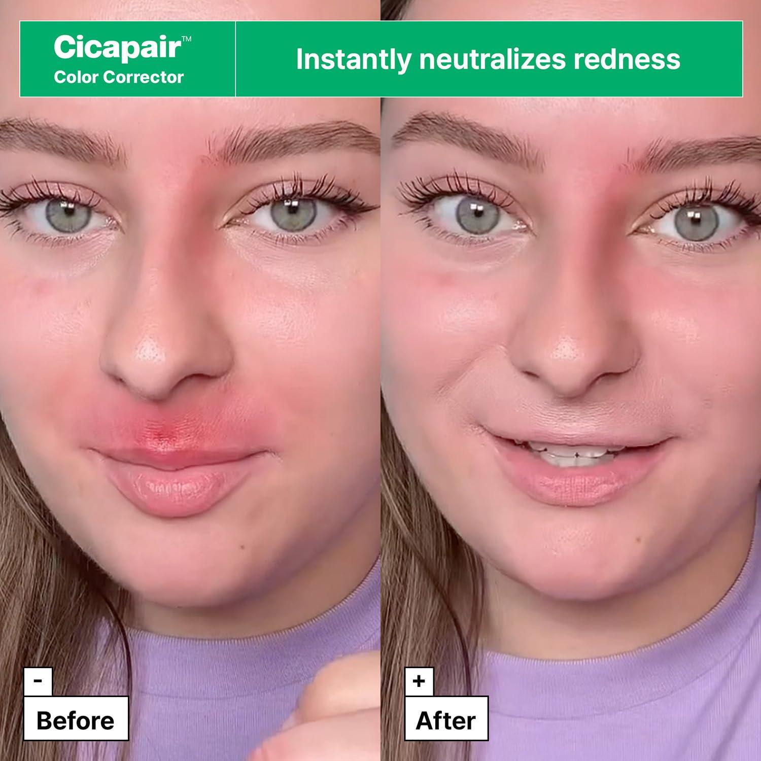 Dr.Jart+ Dr.Jart+ Cicapair Redness Rescue Korean Skin Care Set, Travel Size Value Gift Set with Cicapair Color Correcting Cream, Face Wash, Cream Moisturizer, and Face Mask