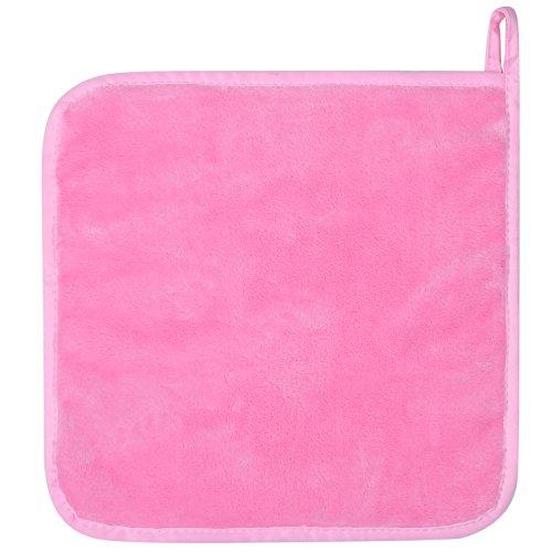 Lifaith Lifaith Microfiber Makeup Removal Cloths Ultra Soft Facial Cloths, Pack Of 3, 12 x 12-Inch, Pink