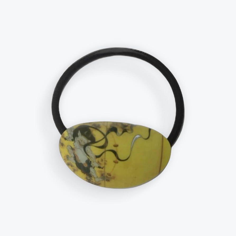 Generic Ship from japanHair tie elastic2 & Barretter SET japanese Raijin Ukiyo-e Buddhist art kn-20602325 (Hair tie elastic2 & Barretter Set) GEISYA MAIKO
