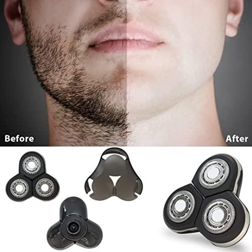 GRABOTE Replacement Shaver Head for Philips Norelco RQ11 RQ12 3D 1250X 1255X 1260X 1280X 1290X 8000X Sensotouch 3D Arcitec Razor Shaving Unit