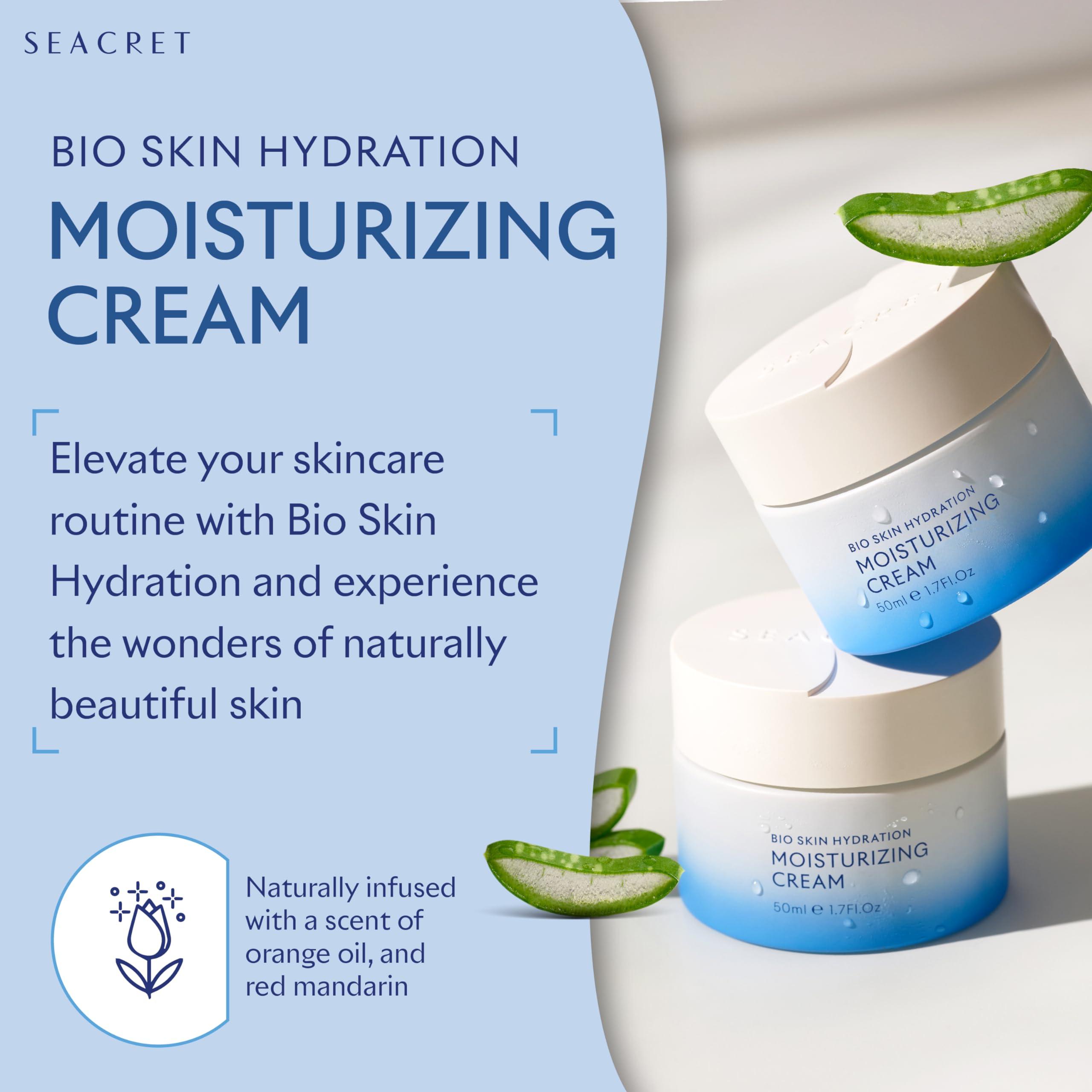 SEACRET SEACRET- Bio Skin Hydration Face Cream- A Rich Face Moisturizer Enriched with Dead Sea Minerals for Maximum Nourishment & Hydration 1.7 FL.OZ (Gel-cream)