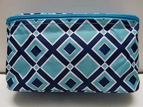 Chinoxia Cosmetic Organizer Travel Makeup Organizer Cosmetic Bag (Diamond Blue)