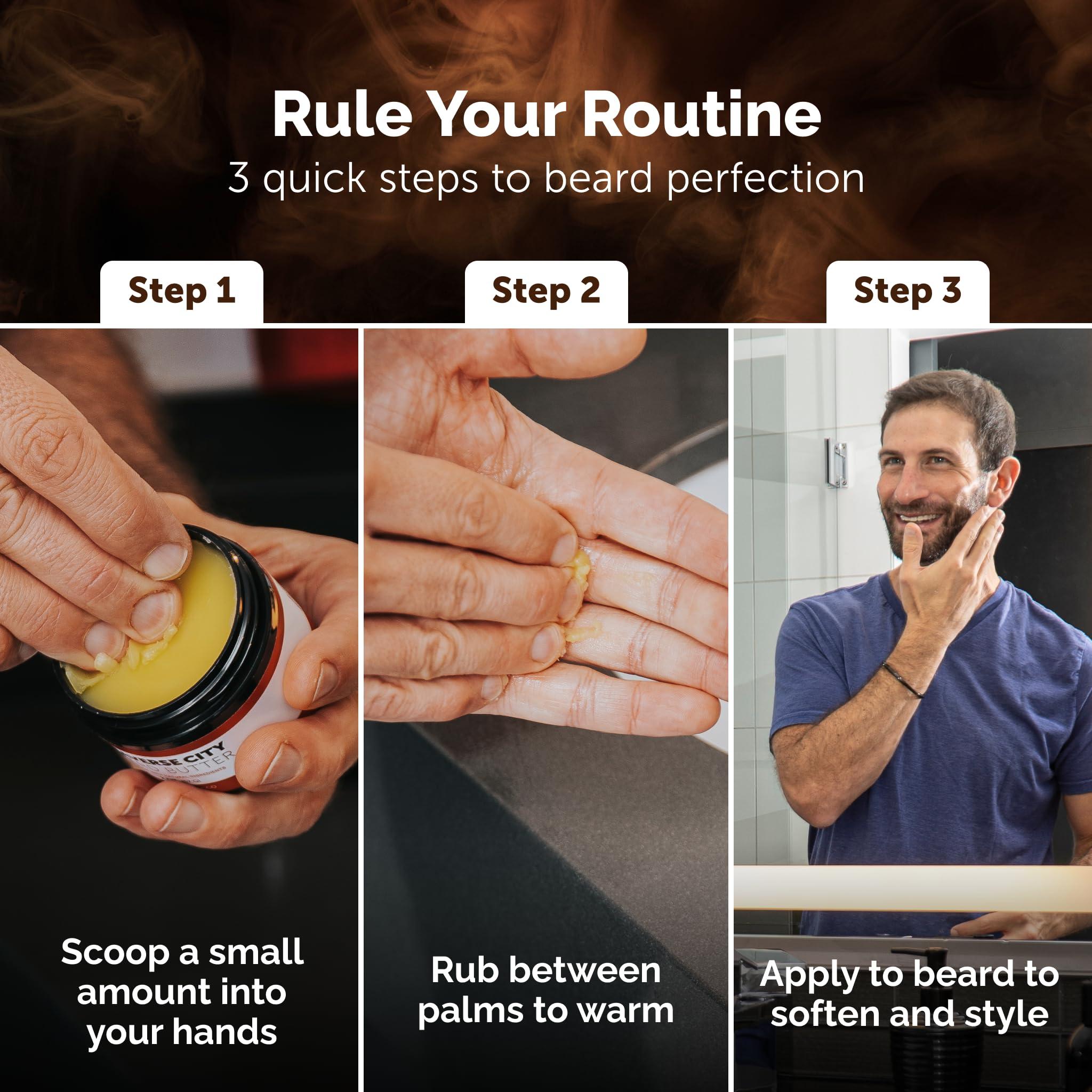 Detroit Grooming Co. Detroit Grooming Co. Beard Butter for Men | Softens, Thickens & Hydrates with Safflower Oil & Shea Butter | Traverse City Scent, 2oz