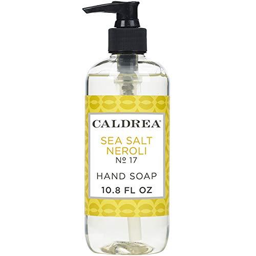 Caldrea Caldrea Hand Wash Soap, Aloe Vera Gel, Olive Oil and Essential Oils to Cleanse and Condition, Sea Salt Neroli Scent, 10.8 oz
