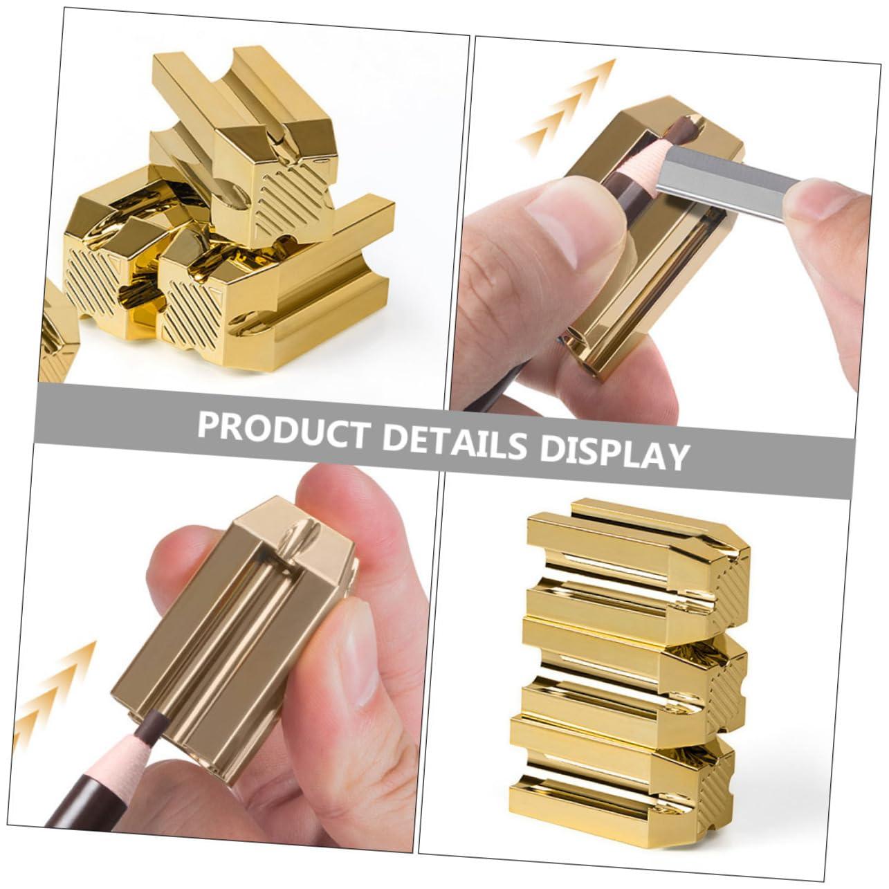 PAMINGONO PAMINGONO Small Lightweight Pencil Sharpener for Eyebrow Eyeliner Pencil Sharpener Auxiliary Pencil Trimmer