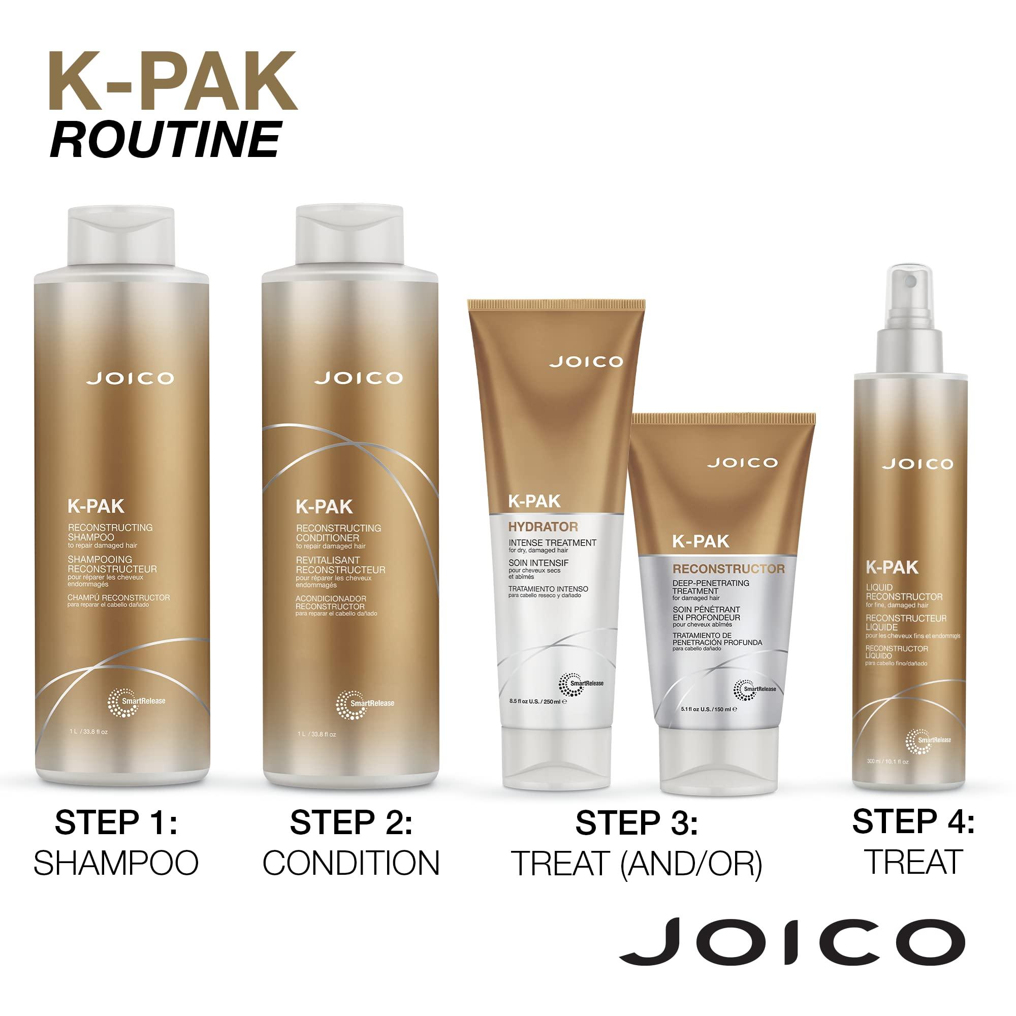 Joico Joico K-PAK Daily Shampoo & Conditioner Set to Repair Damage, 33.8-Ounce