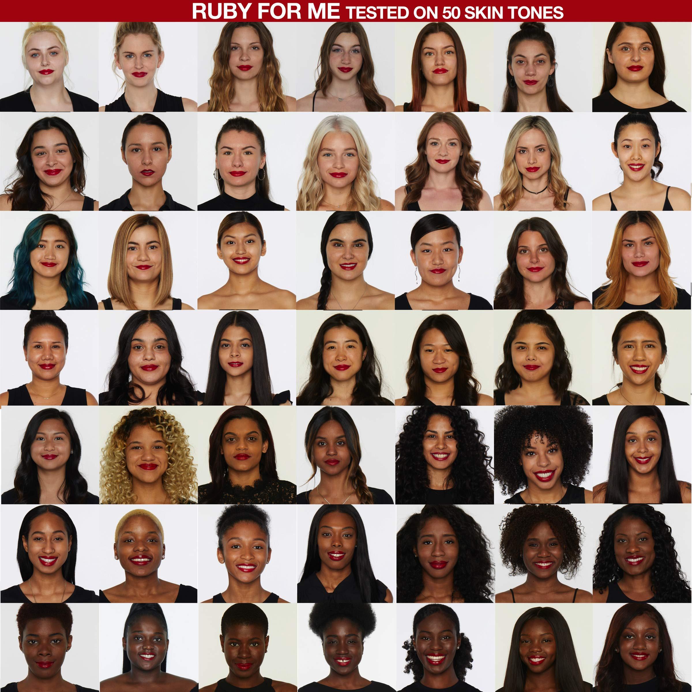 MAYBELLINE Maybelline Color Sensational Made for All Lipstick, Crisp Lip Color & Hydrating Formula, Ruby For Me, Red, 1 Count