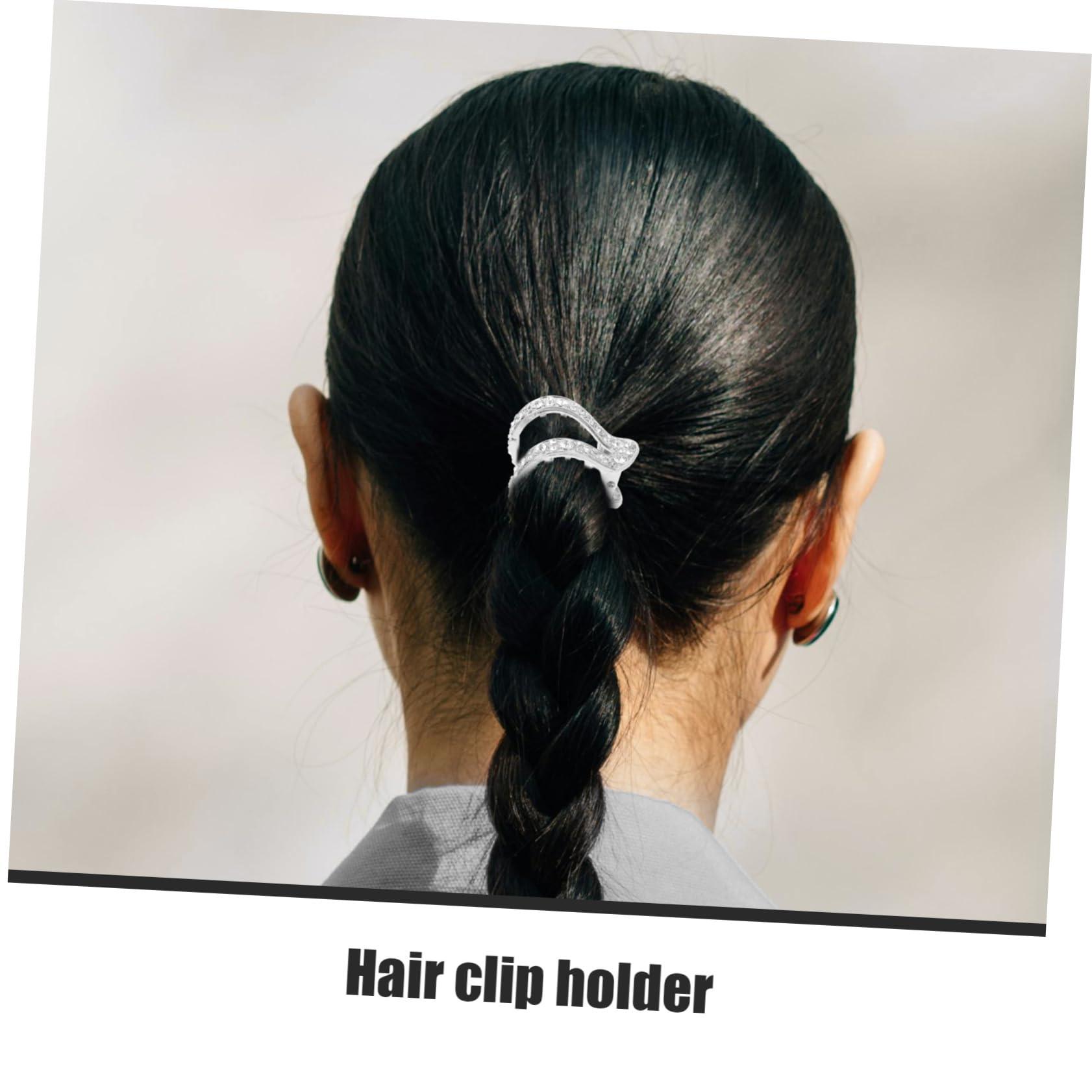 Gogogmee Gogogmee High Ponytail Hairpin Hair Claw Clip Metal Clips for Hair Metal Hair Clip Women Hair Clips Hair Cuff High Ponytail Holder Claw Clips for Thick Hair Ponytail Cuff Hair Bun Clip