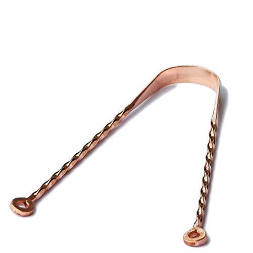 Wonder Care Wonder Care – Copper Tongue Cleaner Couples Pack | Copper Twister Cleaner | Tongue Cleaner Scraper for Adult | Ayurvedic Combo Pack Tongue Cleaner Scraper