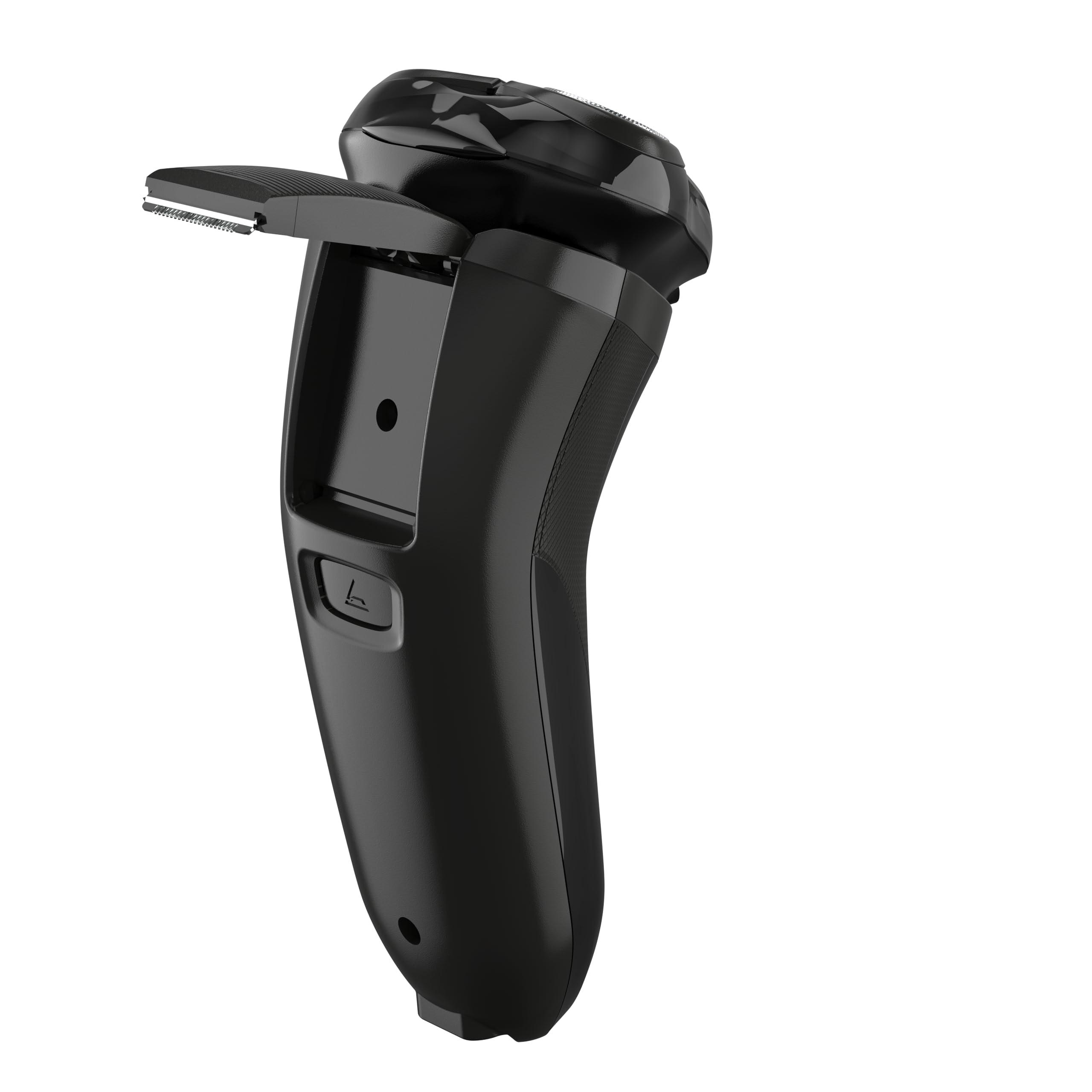 Remington Remington R3 Style Series Rotary Shaver for Men, Flexing Technology and Sensitive Skin Comfort, Rechargeable Wet or Dry Electric Shaver with Pop Up Trimmer and Stubble Attachment