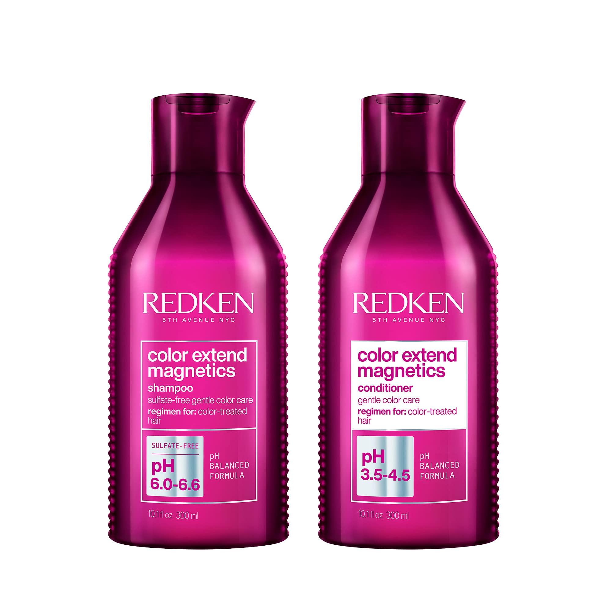 REDKEN REDKEN Color Extend Magnetics Shampoo and Conditioner For Color-Treated Hair | Gently Cleanses & Protects Color | With Amino Acid | Sulfate Free