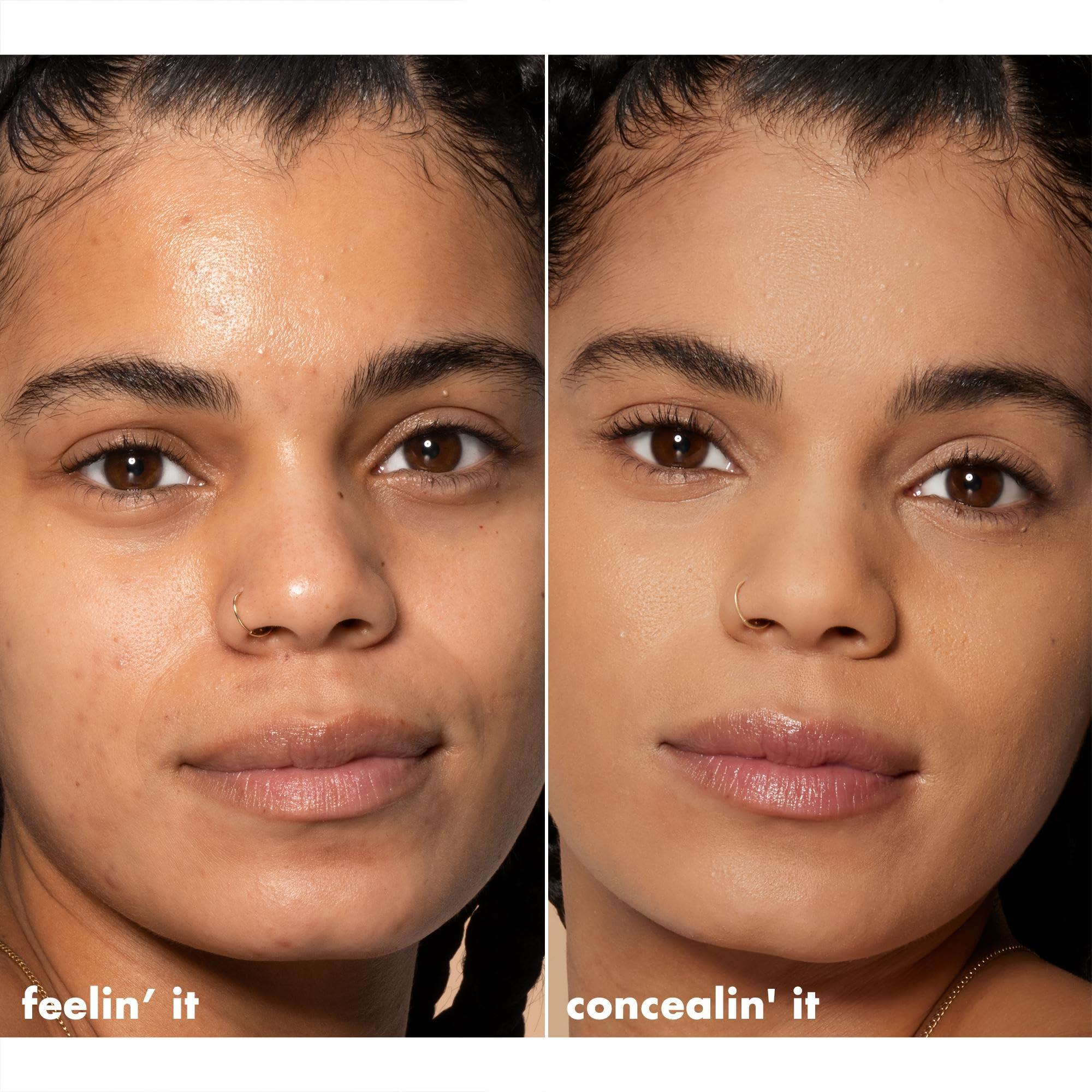 e.l.f. e.l.f. 16HR Camo Concealer, Full Coverage & Highly Pigmented, Matte Finish, Medium Beige, 0.203 Fl Oz (6mL)