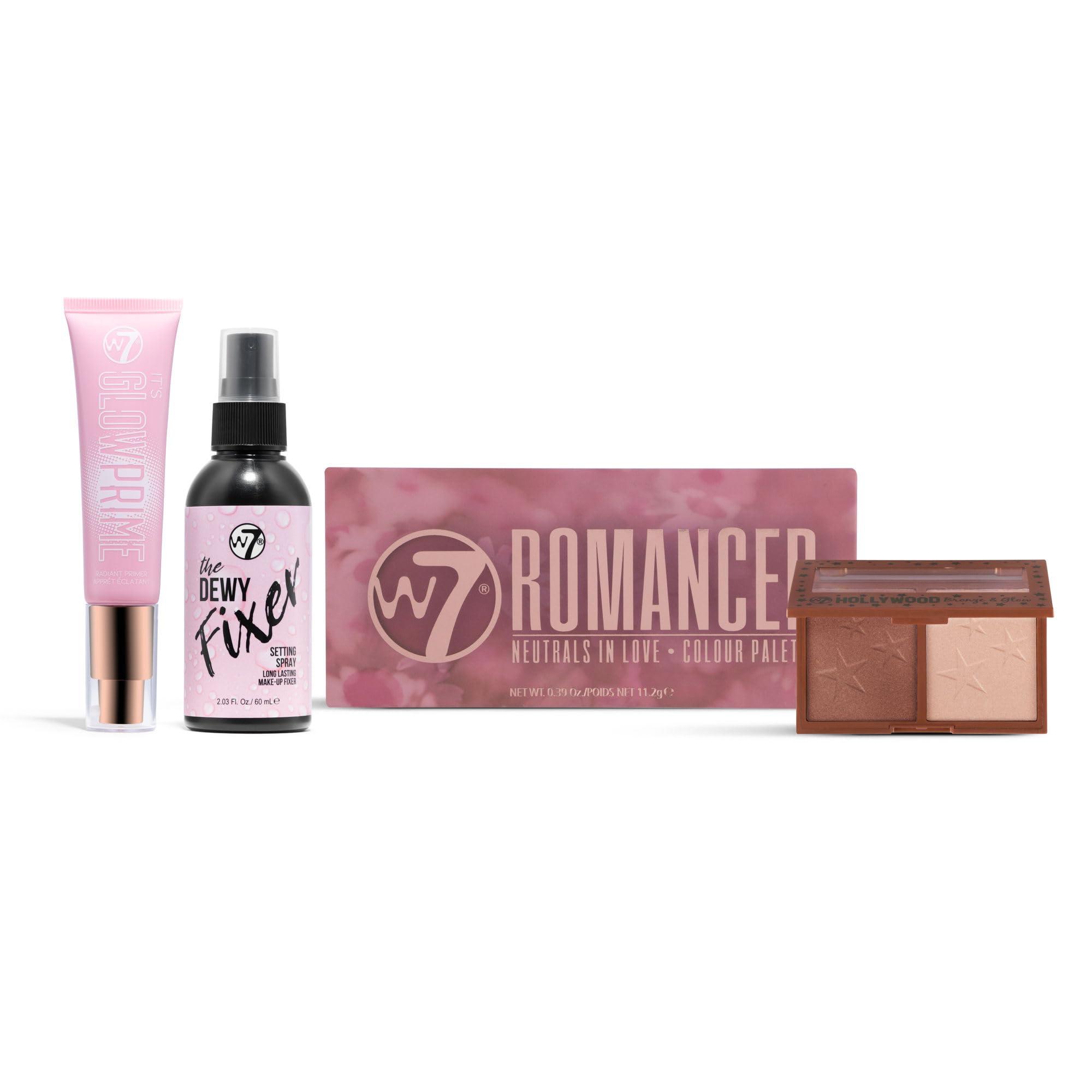 W7 W7 Ultimate Glow Set - 4 Piece Set - Dewy & Radiant Makeup Products For Bright, Flawless Skin!