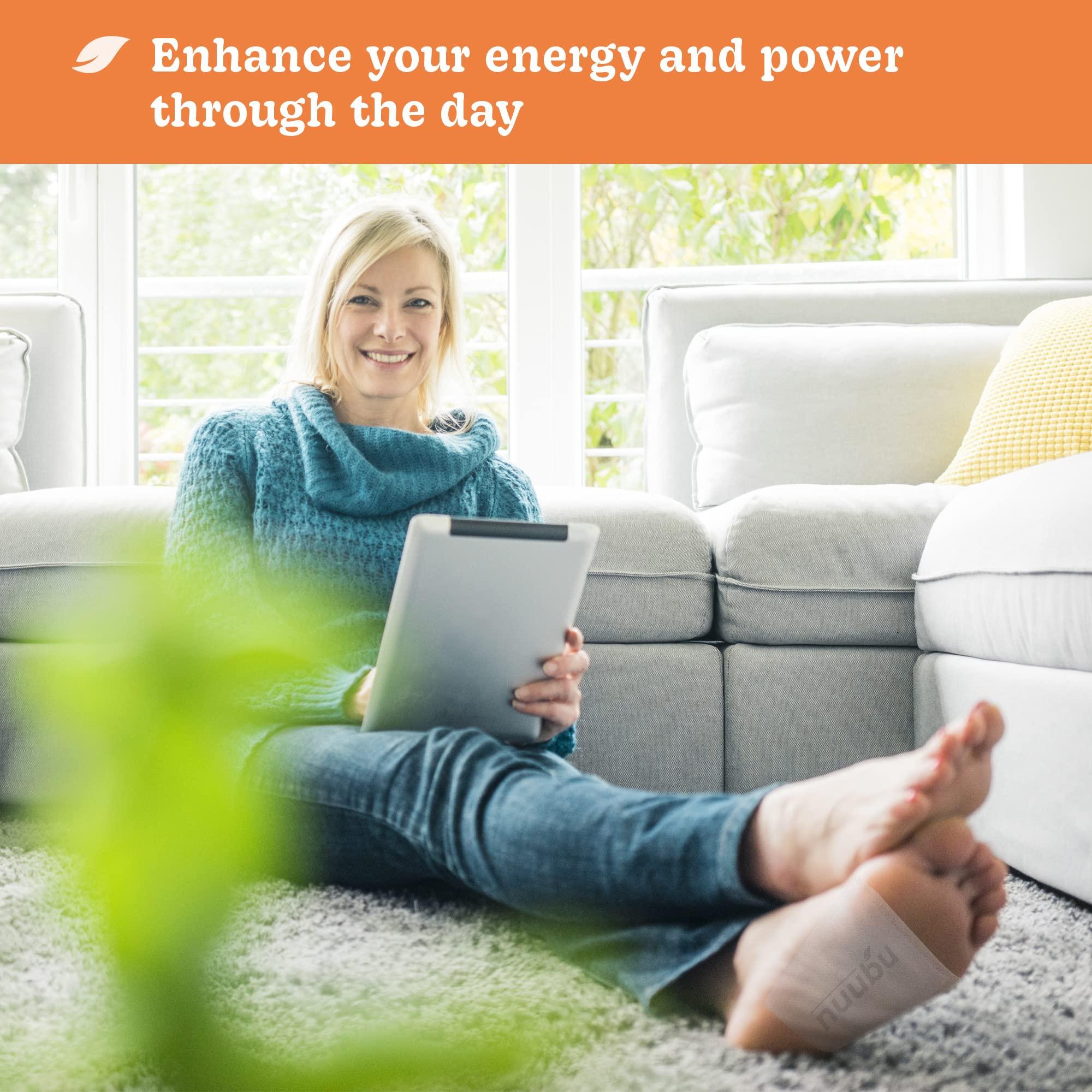 Nuubu Nuubu | Ginger Deep Cleansing Foot Pads for Better Sleep & Foot Care | Premium Japanese Organic Foot Pads with Ginger Powder (10 Pc)